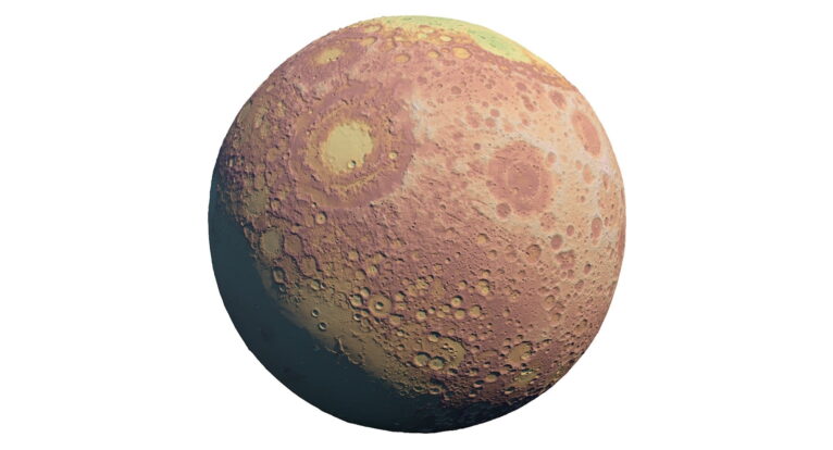 3D STL file of the entire Moon with high detail for printing.