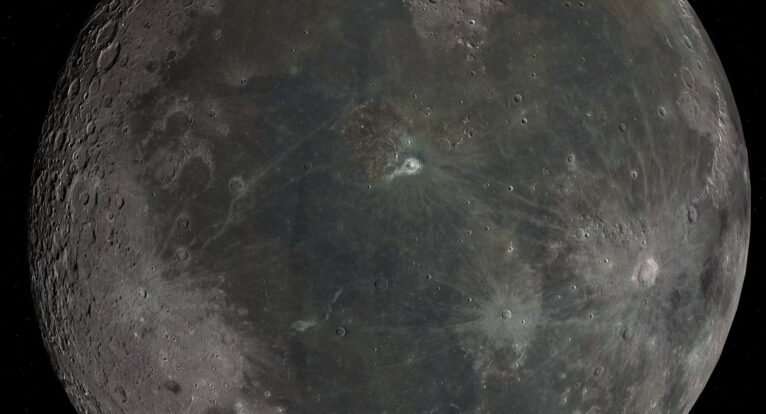 Detailed 3D Moon model for use in astronomy graphics and space visualization.