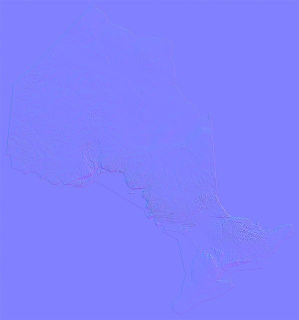 Ontario Normal Map Ontario Normal Map