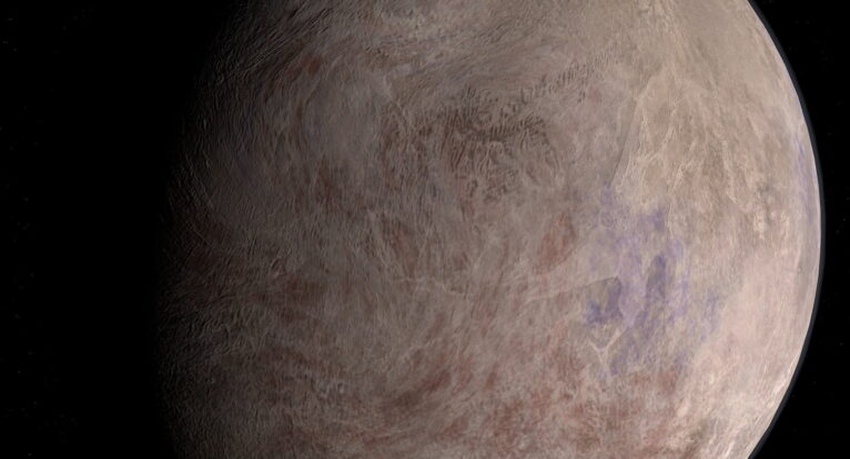 Pluto map 3d model