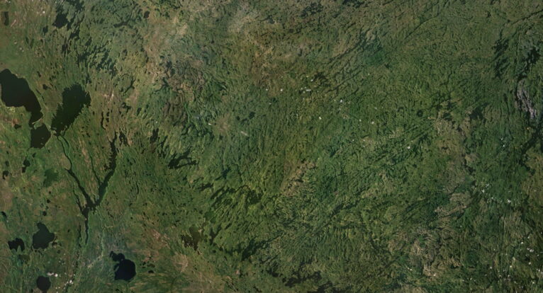 Saskatchewan relief map