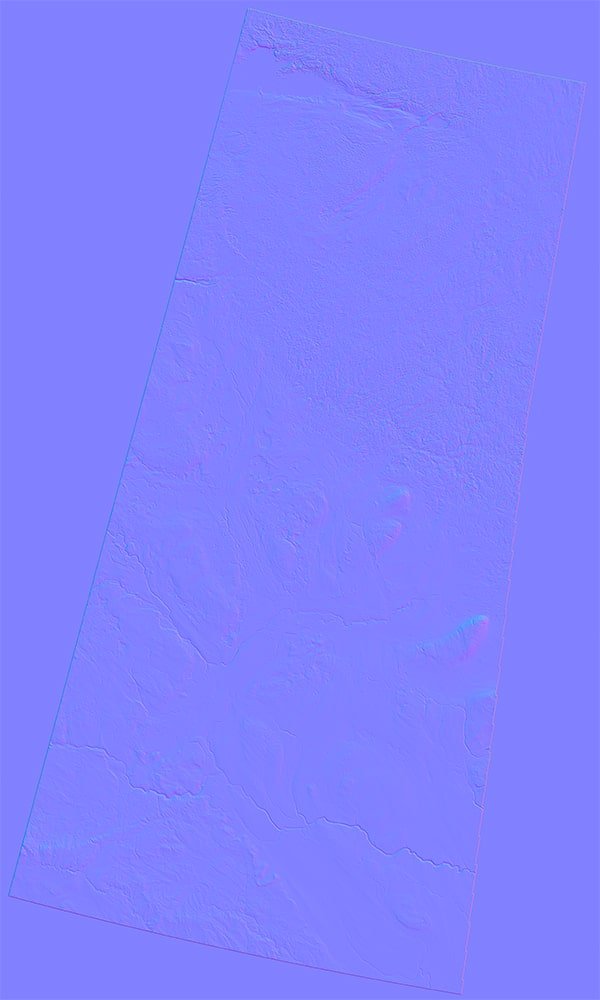 Saskatchewan Normal Map