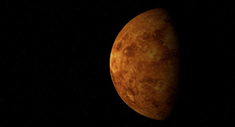 Texture of Venus Planet