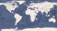 Geospatial data represented in the World Earth Map 3D with detailed geographic accuracy.