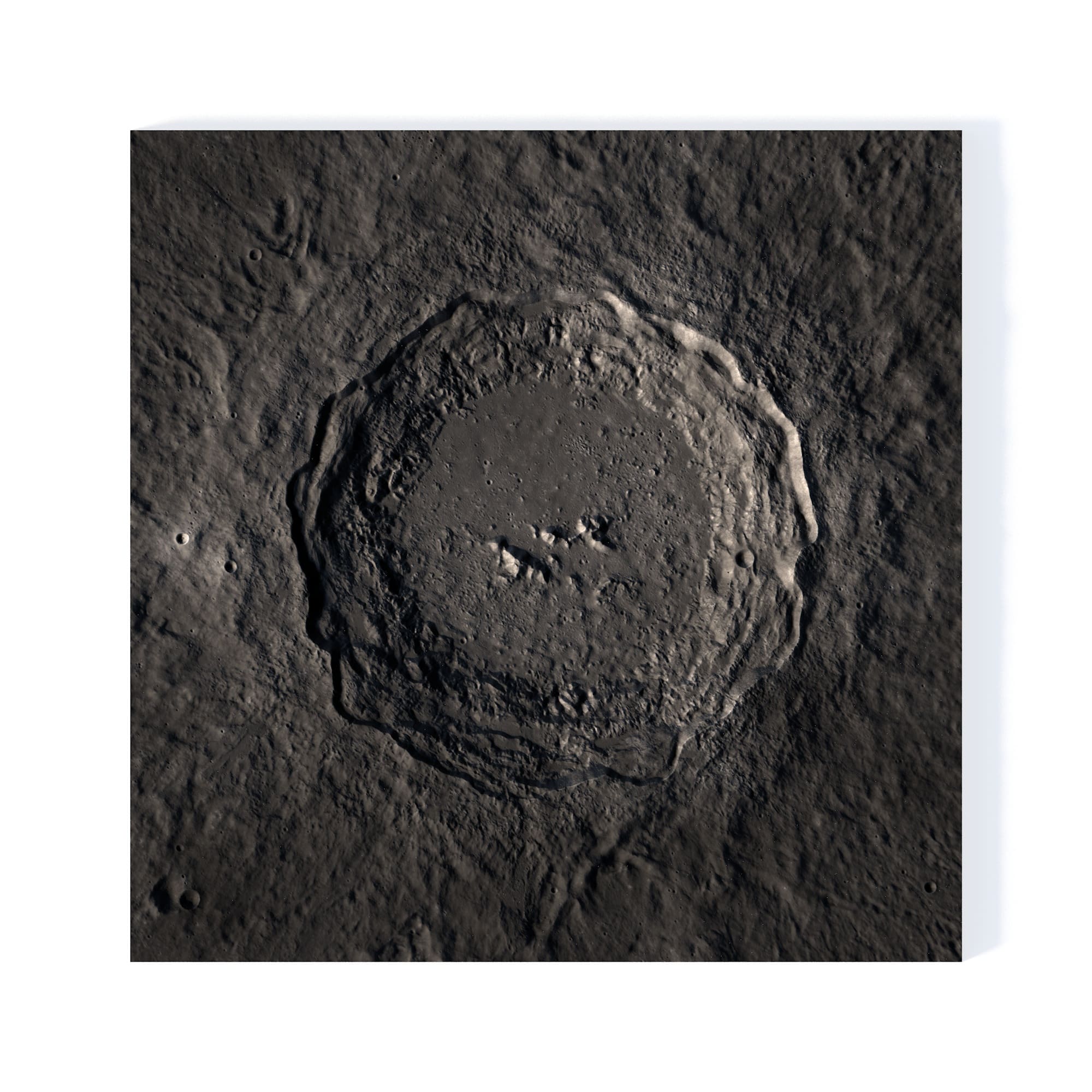 Copernicus Lunar Crater 3D model Copernicus Lunar Crater 3D model