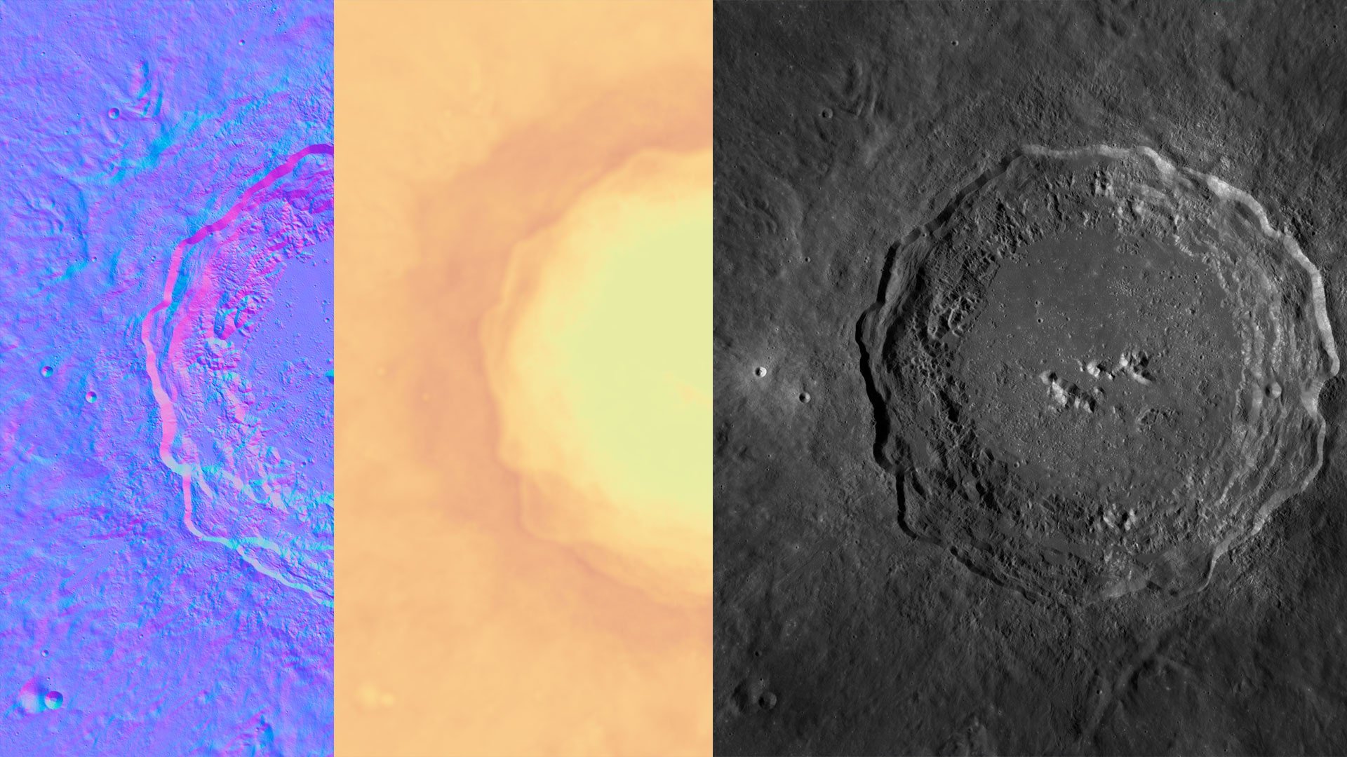 Copernicus Lunar Crater Textures Copernicus Lunar Crater Textures