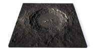 Copernicus Lunar Crater map 3d model