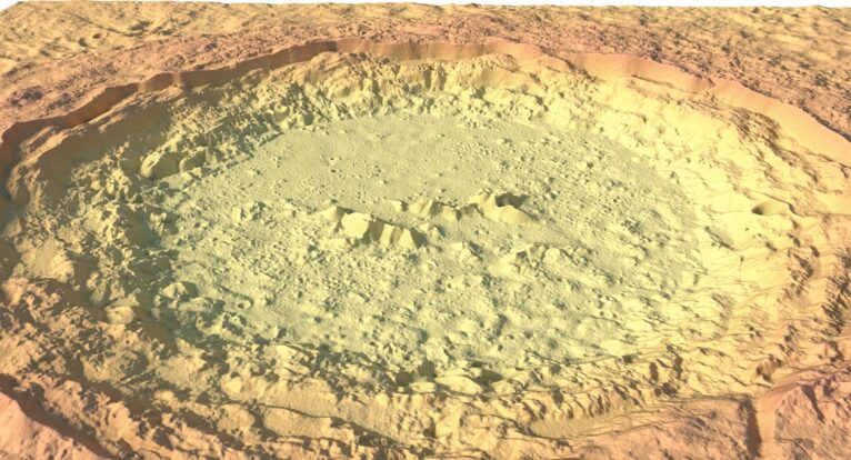 Copernicus Lunar Crater STL model