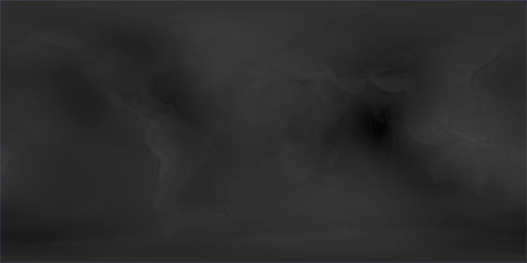 Earth's gravity map Height Map Earth's gravity map Height Map