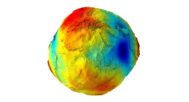 3D visualization of global gravity anomalies on Earth