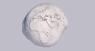 Artistic Earth Geoid 3D Model