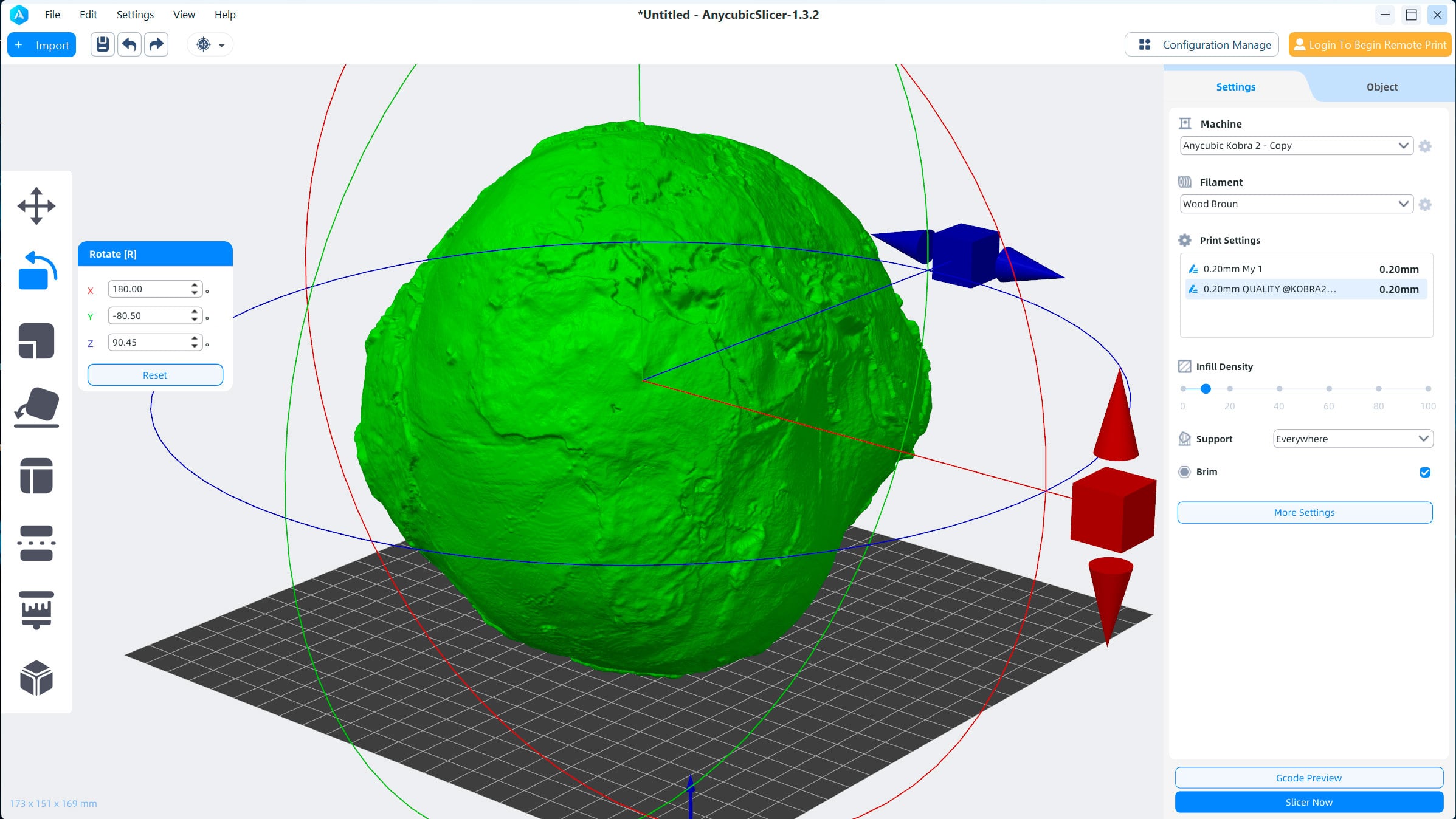Earth Geoid FDM SLA Print Earth Geoid FDM SLA Print