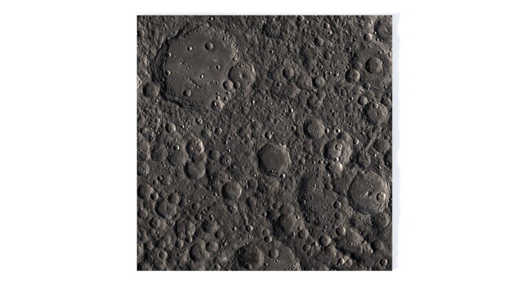 Moon surface 3D model