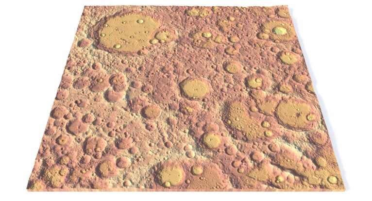 Moon surface 3D Print model