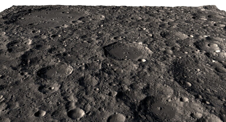 Moon surface stl files for 3d printing