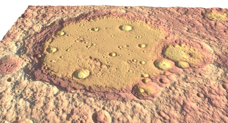 Moon surface 3d stl files