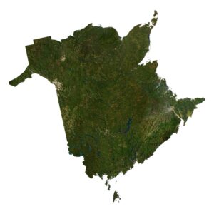 New Brunswik map