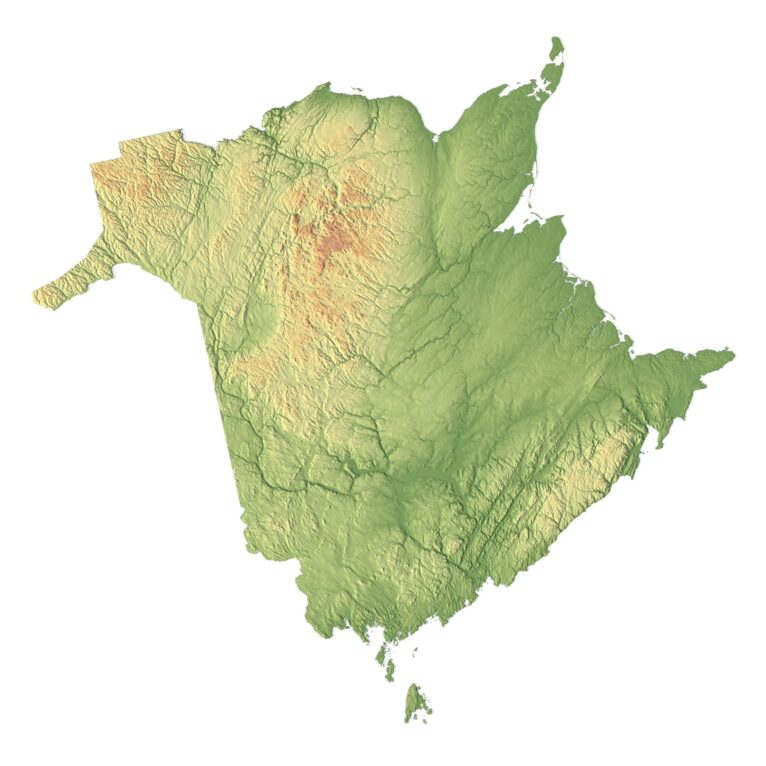 New Brunswik 3D model C4D OBJ STL