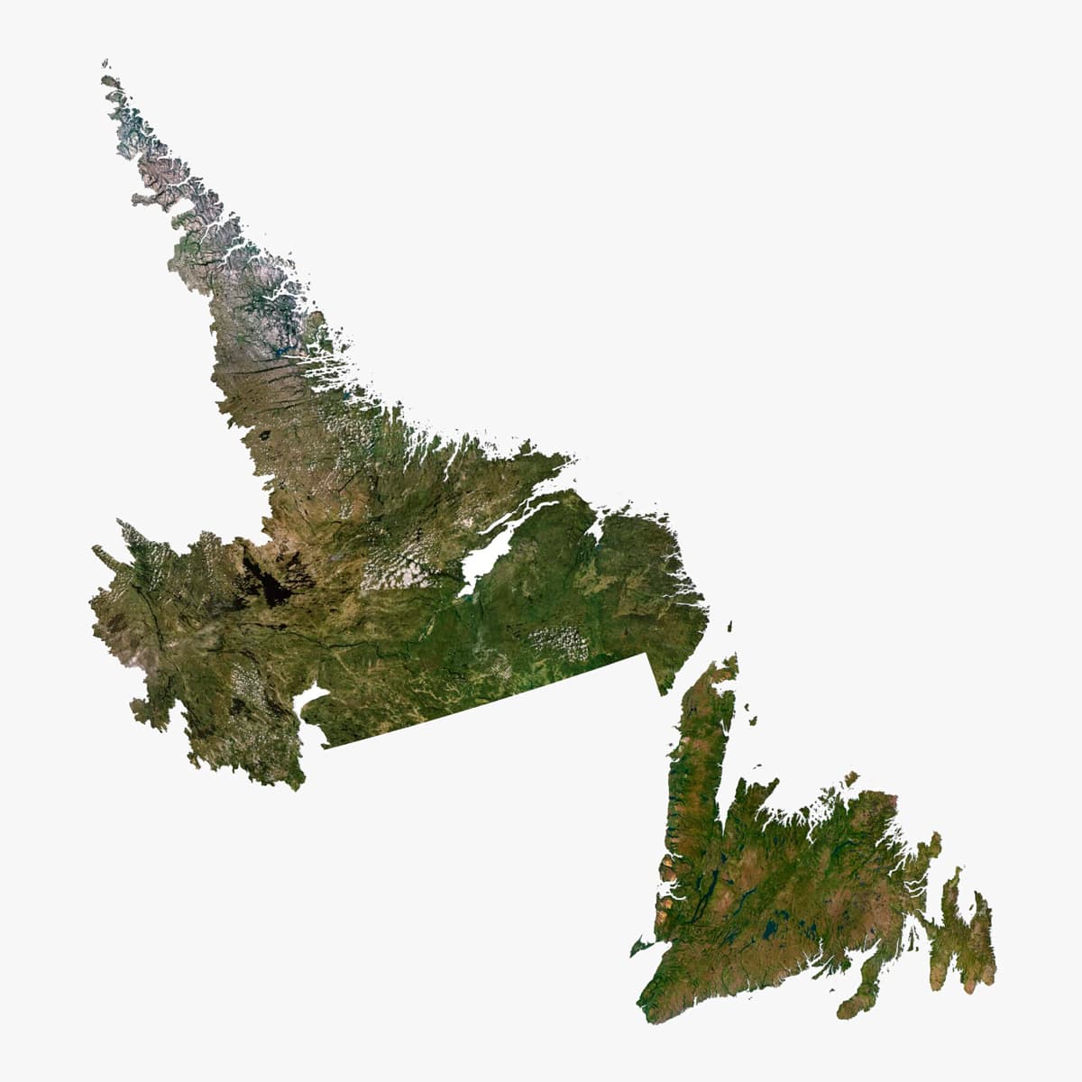 Newfoundland and Labrador 3D model Newfoundland and Labrador 3D model