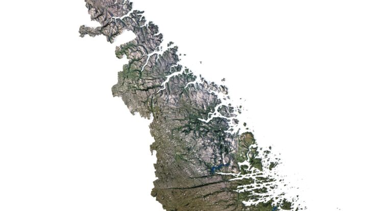 Newfoundland and Labrador map