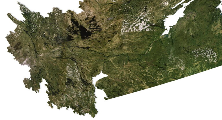 Newfoundland and Labrador 3D model C4D OBJ STL