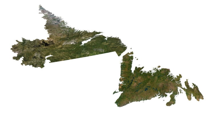 Map of Newfoundland and Labrador