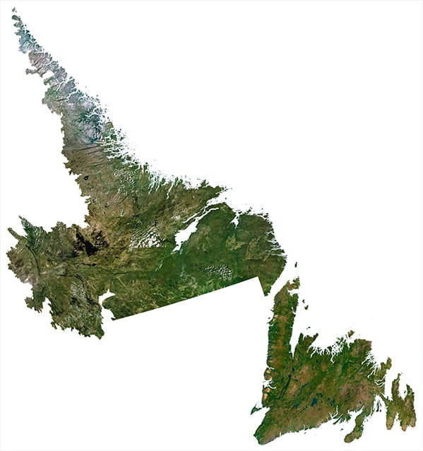 Newfoundland and Labrador Satellite Newfoundland and Labrador Satellite