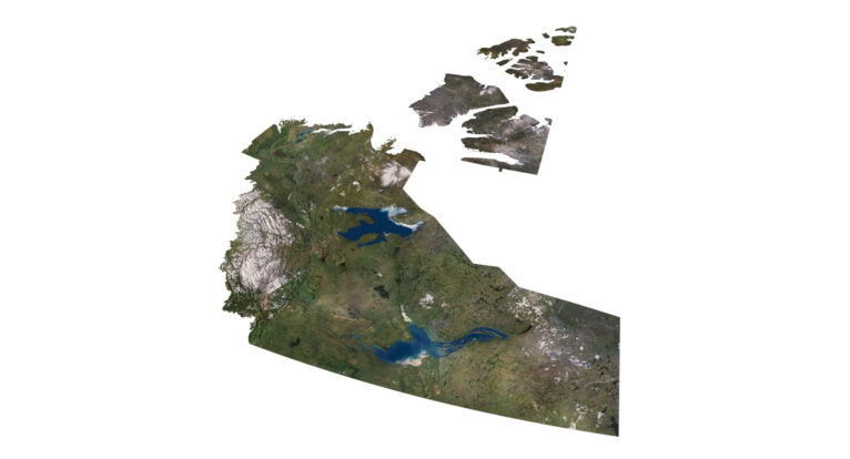 Northwest Territories 3D model C4D OBJ STL