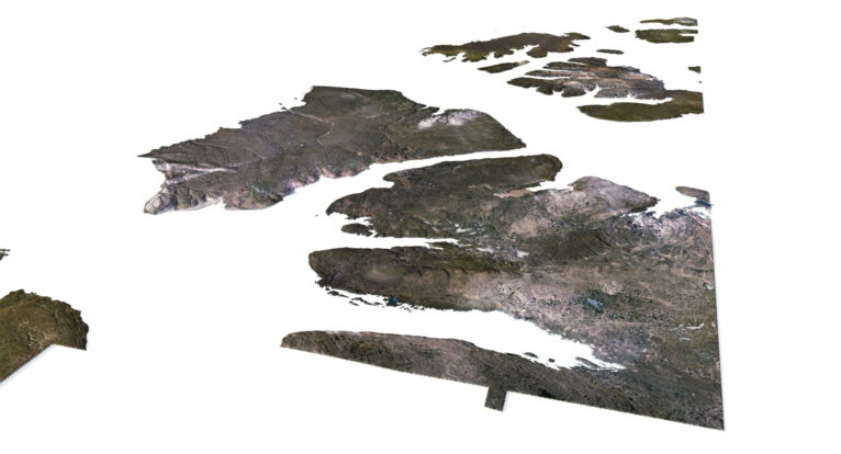 Northwest Territories 3D map