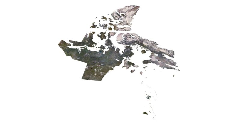 Satellite textures of Nunavut