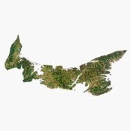 Prince Edward Island 3D model