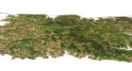 Prince Edward Island map 3d model