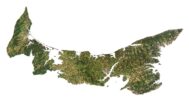 Prince Edward Island 3D model C4D OBJ STL