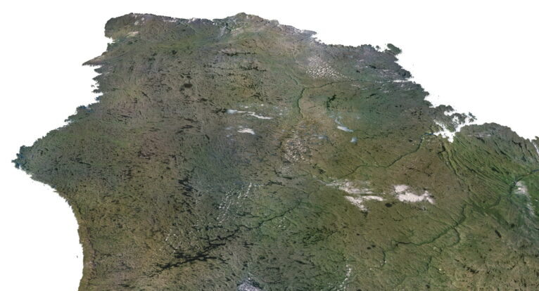 Quebec map 3d model