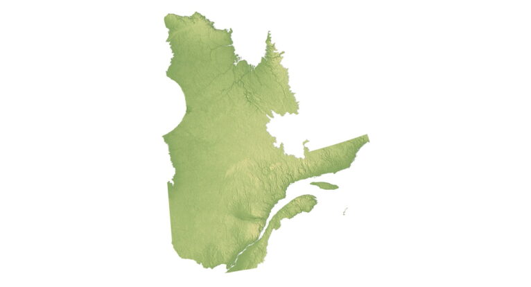 Quebec 3D model C4D OBJ STL