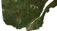 Topographic map Quebec