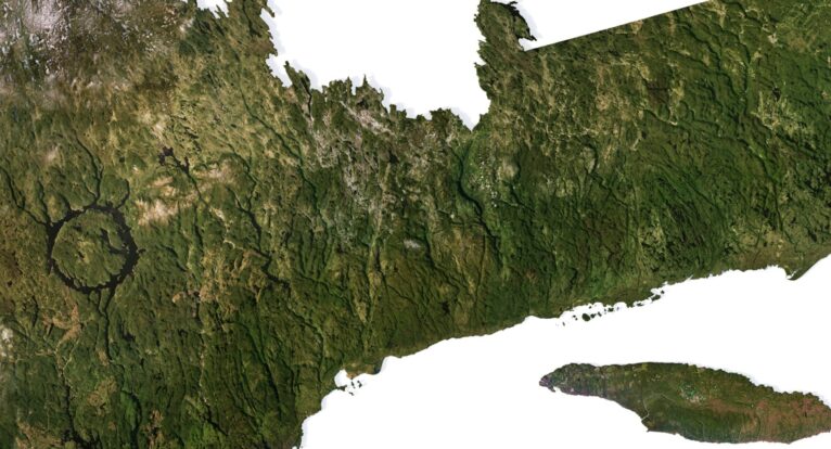 Map of Quebec