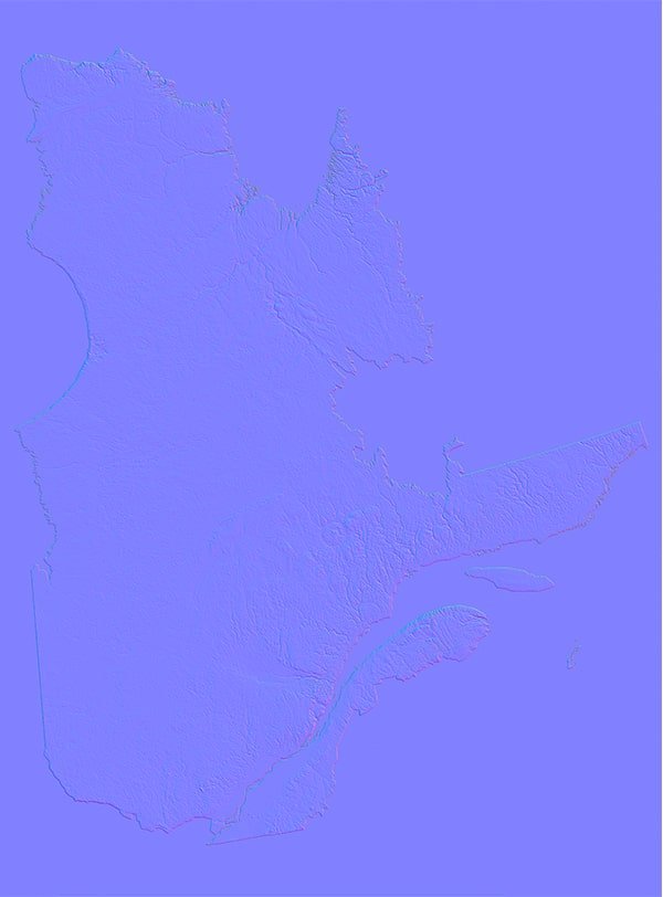 Quebec Normal Map Quebec Normal Map