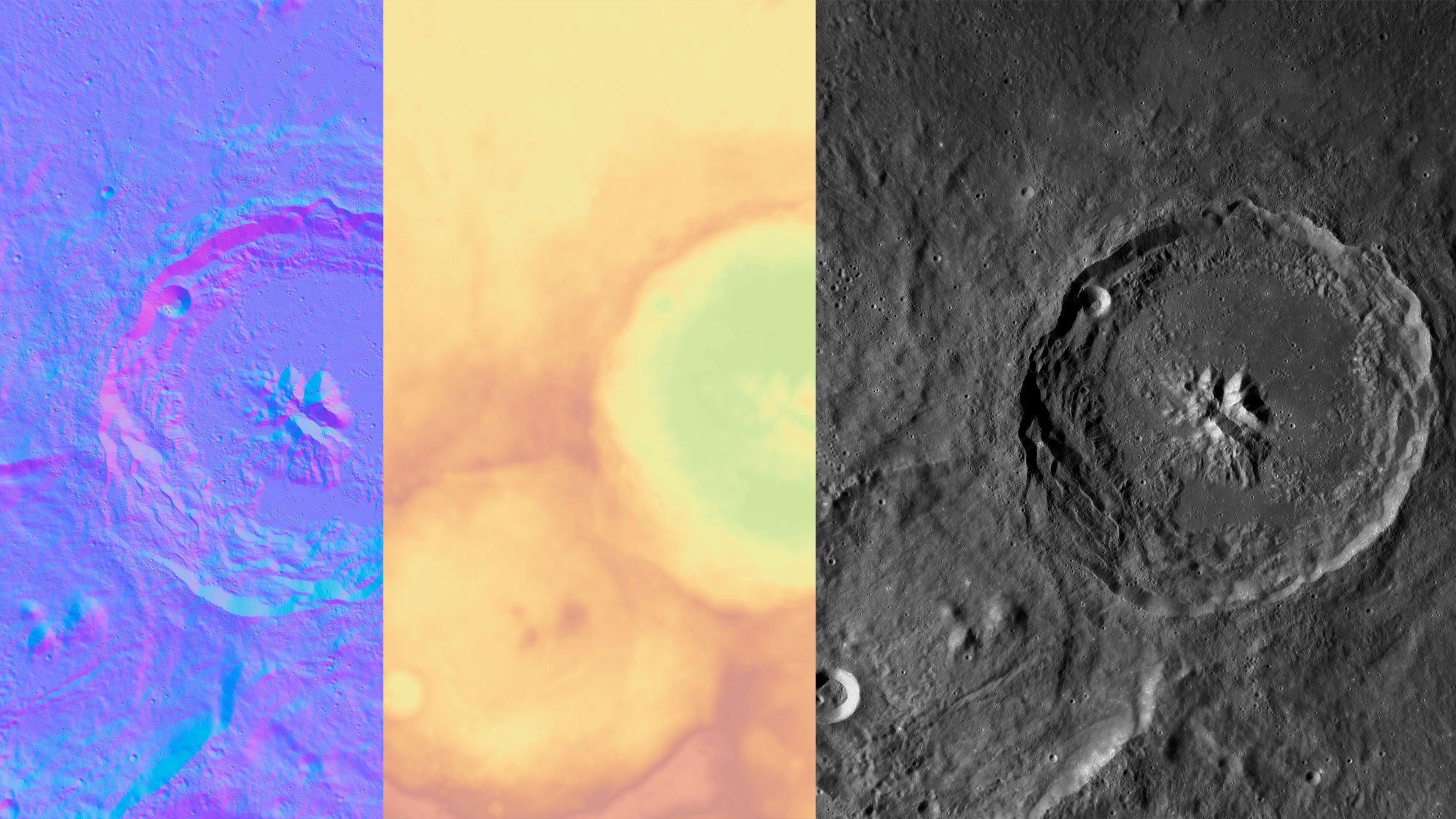 Moon Crater Theophilus Textures Moon Crater Theophilus Textures