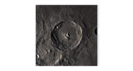 Theophilus Lunar Crater relief map