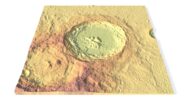 Theophilus Lunar Crater STL model