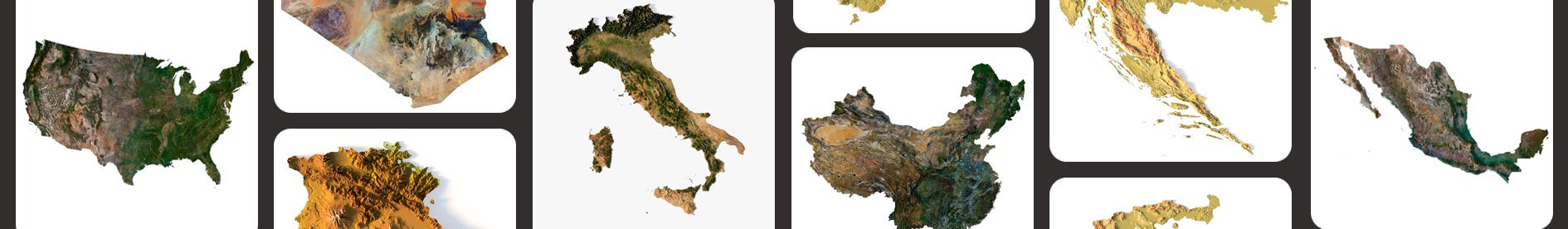 High-resolution 3D terrain model available for sale, perfect for design and printing projects
