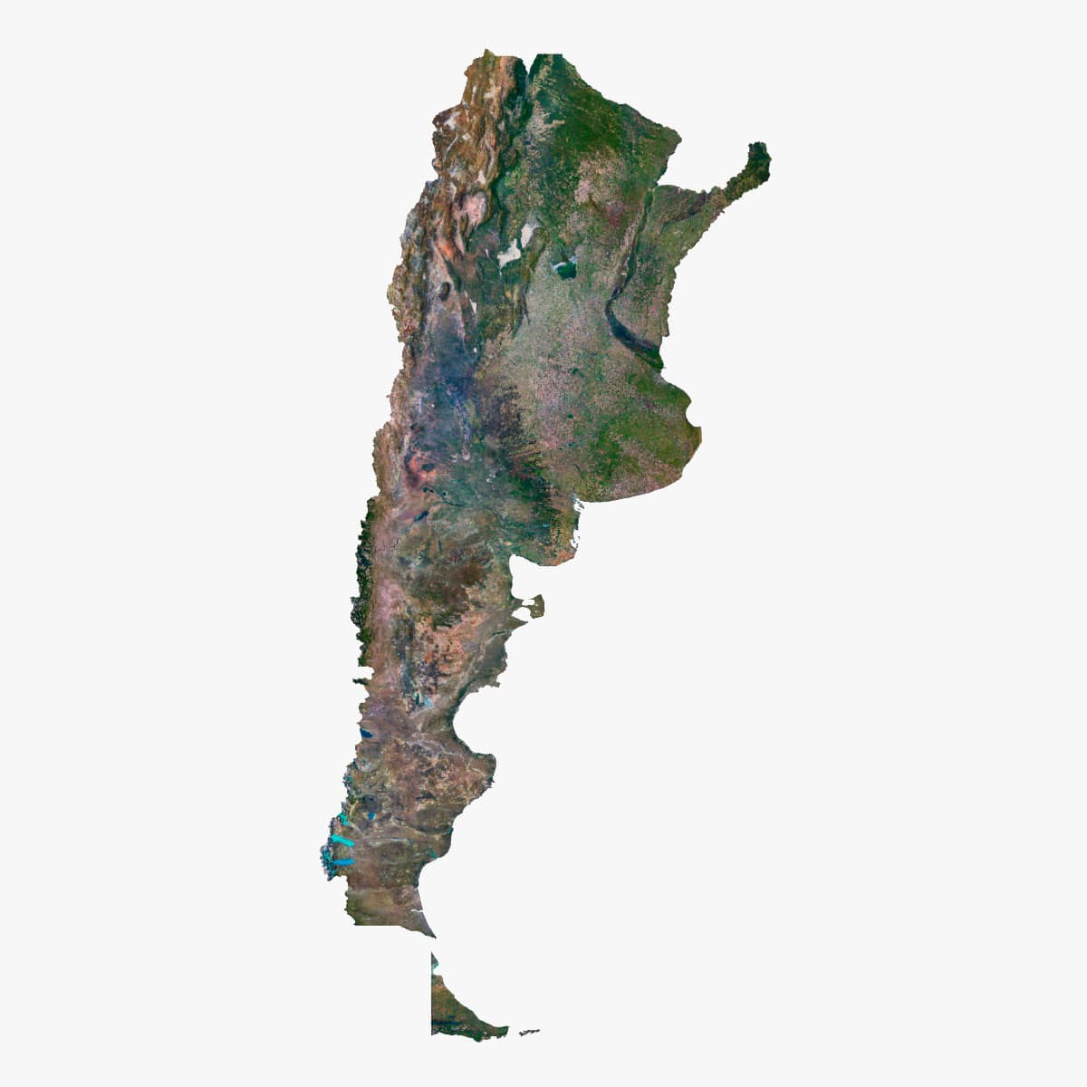 Argentina 3D model Argentina 3D model