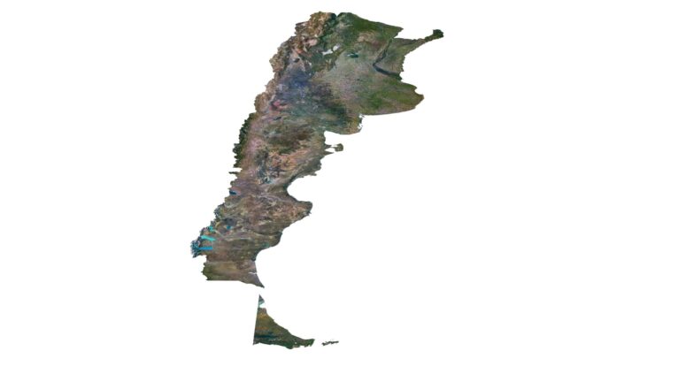 Argentina 3D model in C4D format