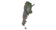 Argentina 3D map