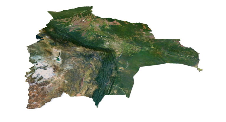 Buy 3D models of Bolivia terrain