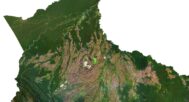 Bolivia 3D map