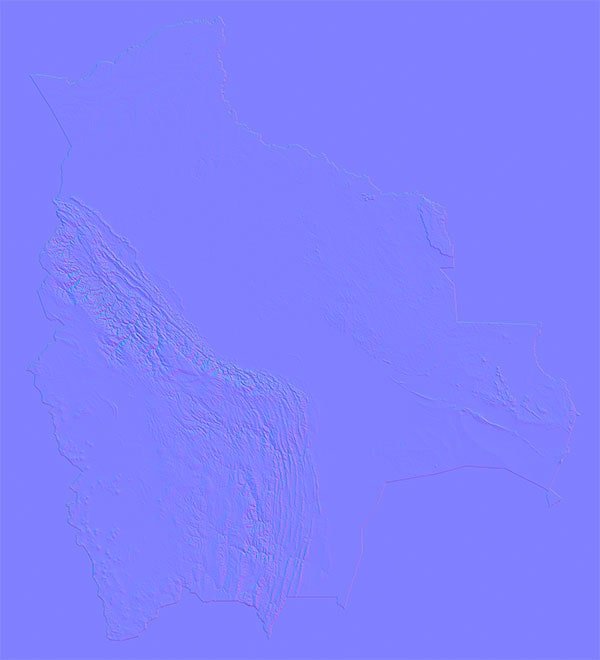 Bolivia Normal Map Bolivia Normal Map