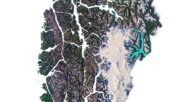 Chile 3D elevation model