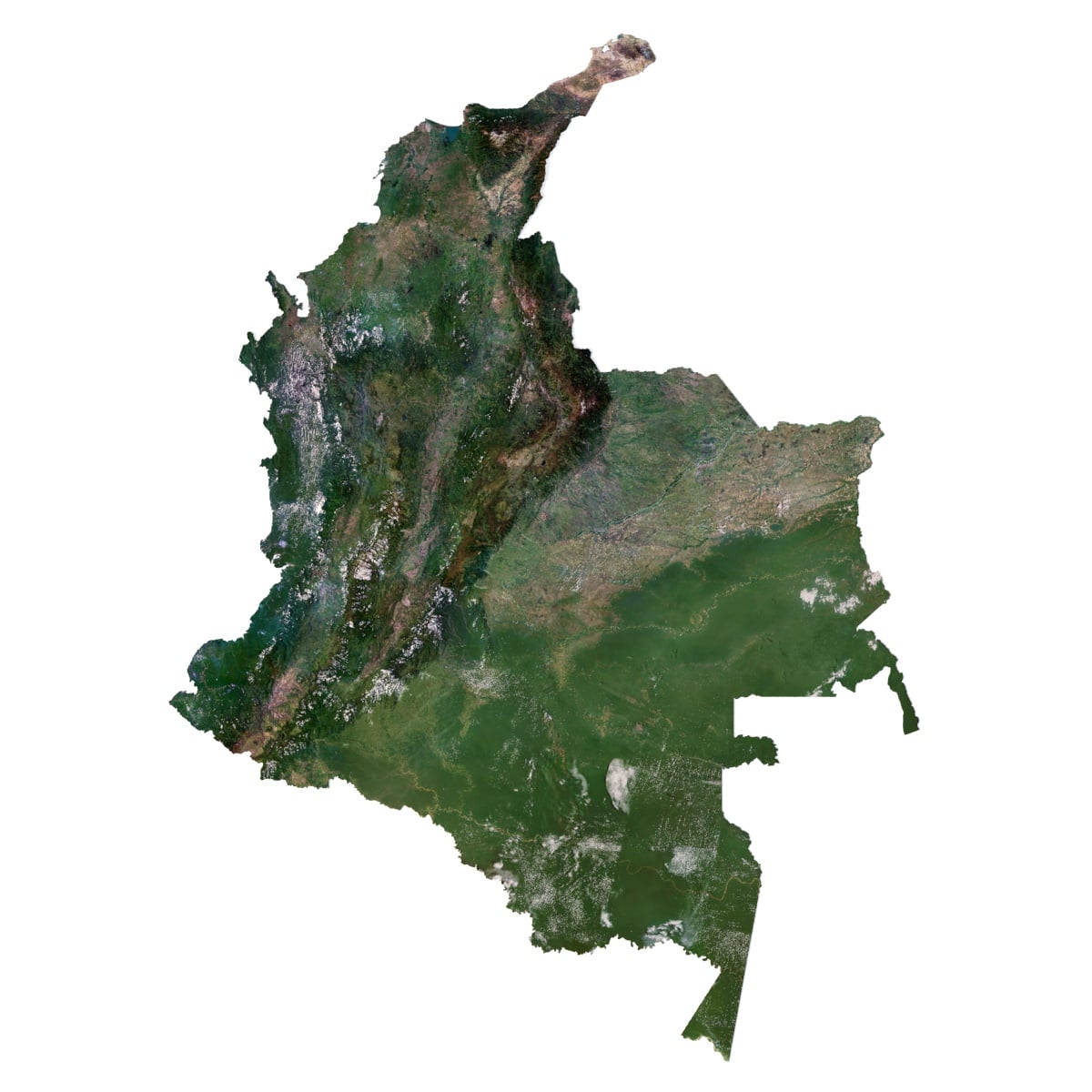Colombia 3D model Colombia 3D model